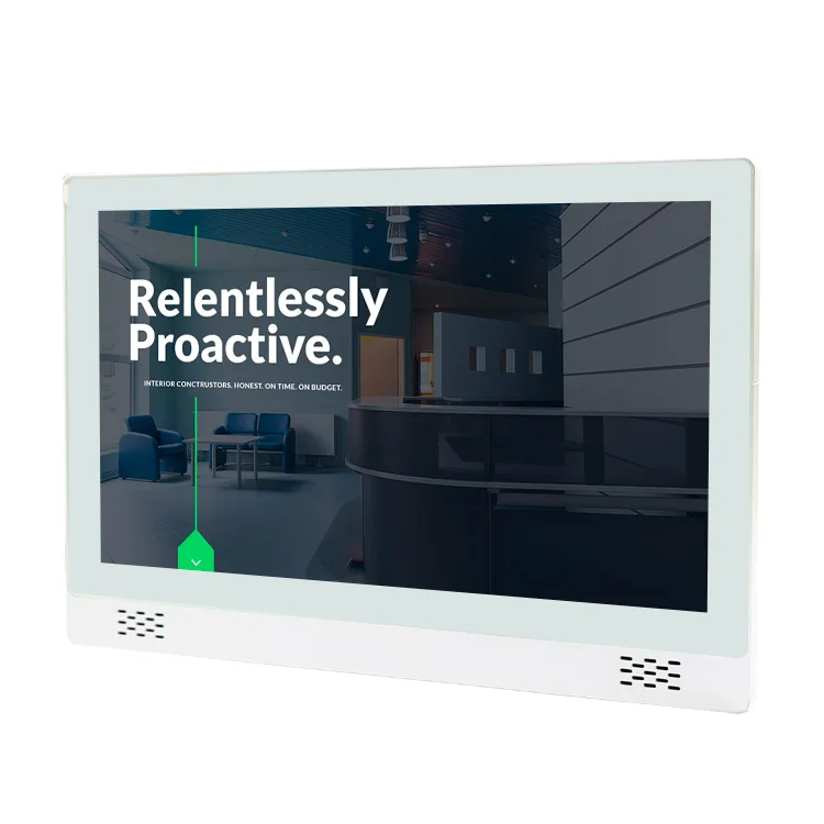 

15.6 inch front speakers wall mounted Android tablet with 2GB RAM