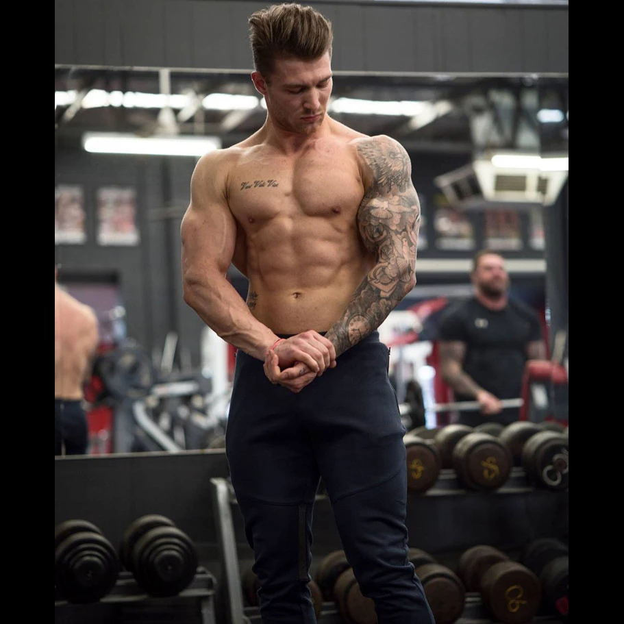 
Manufacturer Custom Mens Gym Pants Sweatpants Fitness Joggers Pants 