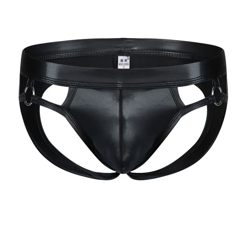 

OEM Logo New Style Mens Thongs and G Strings Leather Jockstrap Sexy Thong Underwear, Customized color