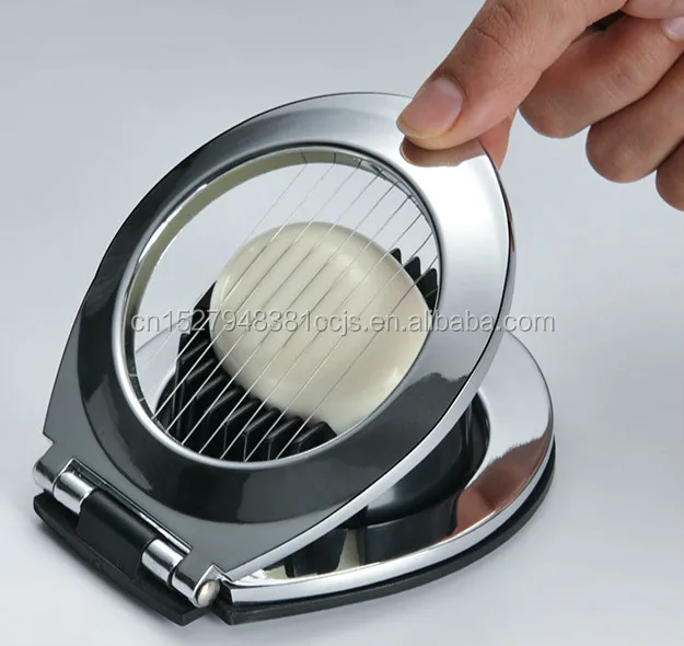 

Multi-function stainless steel egg cutter for Egg slicer cut into flowers Versatile kitchen helper, Silver