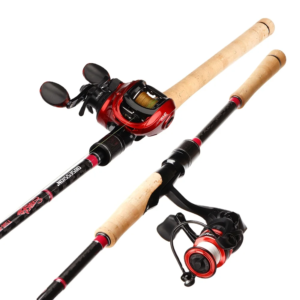 

Obsession Teaser Fishing Tackle Spinning Casting Rod Bass Japan Fuji Guide Reel Seat Pesca Carbon Fiber saltwater Fishing Rod