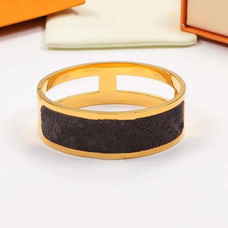 

Letter Wide Hollow Lovers Classic Stainless Steel Jewelry Bracelet for Women