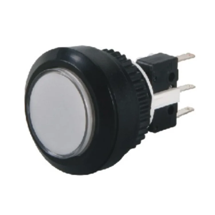 
34MM Game Machine Plastic Push Button Switch Arcade Push Button with 12V LED Light 
