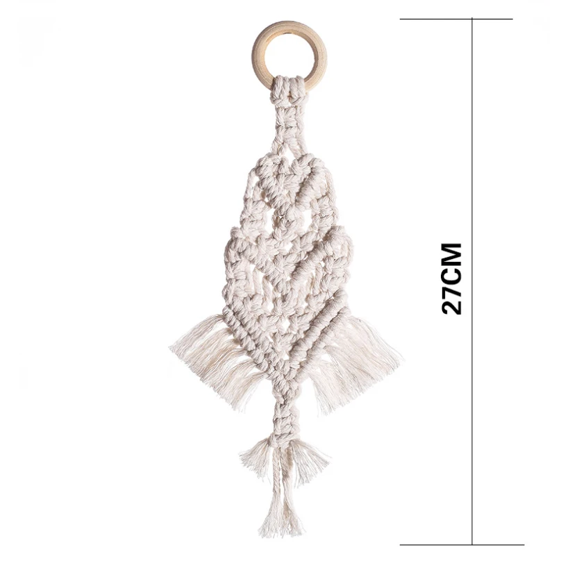 

mini cute macrame wall hanging handmade woven ornaments for home art, Customized color