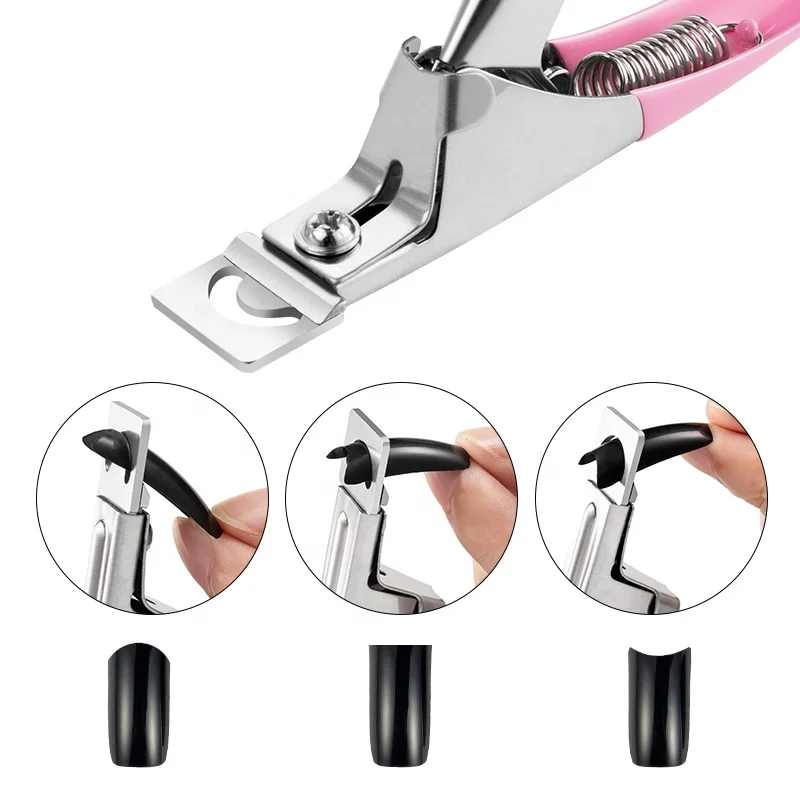 

New Professional Nail The Edge Finger Cutter Clipper Scissors Acrylic UV GEL False Tips Care Stainless Manicure Tool Nail Art