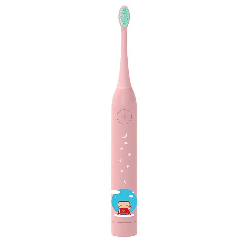 
New Kids Sonic Electric Toothbrush With Wireless Charging Led Light Remind 