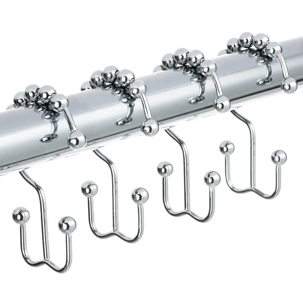 
Hot Selling Cheapest Metal Chrome Dual Shower Hooks 