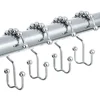 Hot Selling Cheapest Metal Chrome Dual Shower Hooks