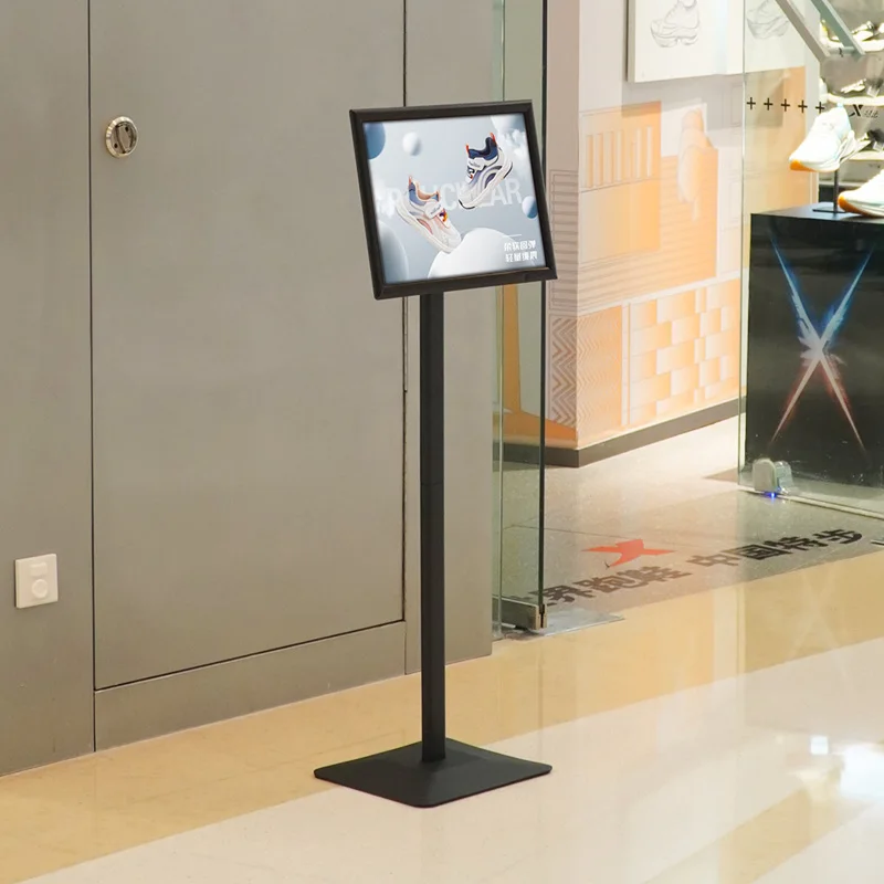 Free Standing Aluminum Frame Sign and Poster Board Hotel Advertising Equipment for Sign Display in Bars