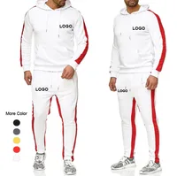 

Wholesale Mens Hoodies Jacket And Tracksuit Set Jogger Tracksuit Men Long Sleeve Gym Sweatshirt Custom Logo Sweatshirt