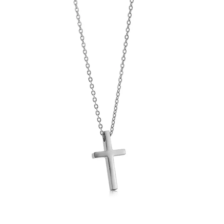 

Cheap factory price women and men titanium stainless steel cross pendant