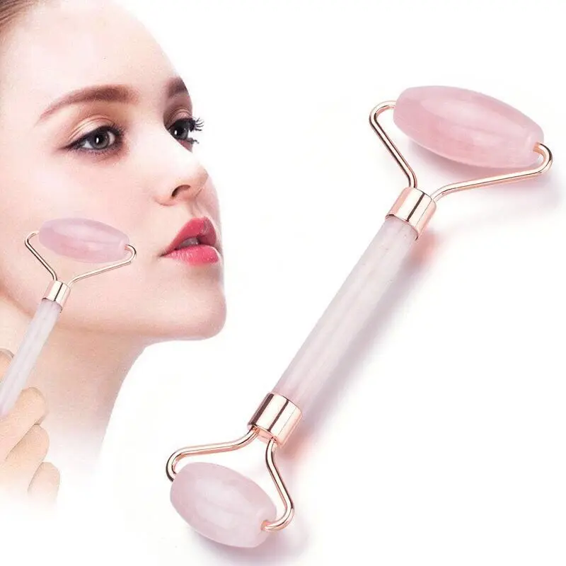 

Fast Delivery Wholesale Facial Jade Massage Roller for women, Pink