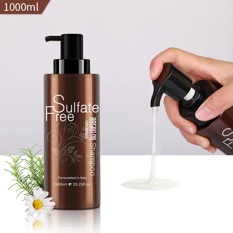 

NUSPA Strongly Lock The Color Argan Oil Sulfate-Free Shampoo Refine Dry Damaged Hair Deeply Nourishing Moisturizing