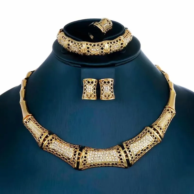 Wholesale Fine Jewelry Brazilian Gold Jewelry Set Speciality Gifts ...