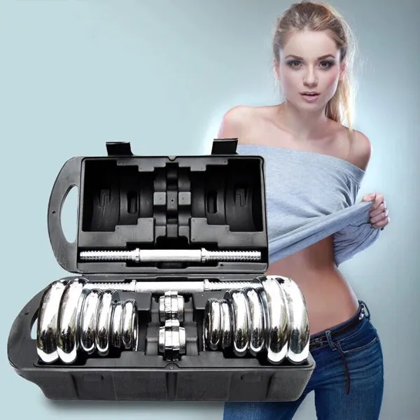 Adjustable Chrome 20kg 40kg Barbell Weight Set Powerlifting Tungsten Dumbbell Buy Tungsten