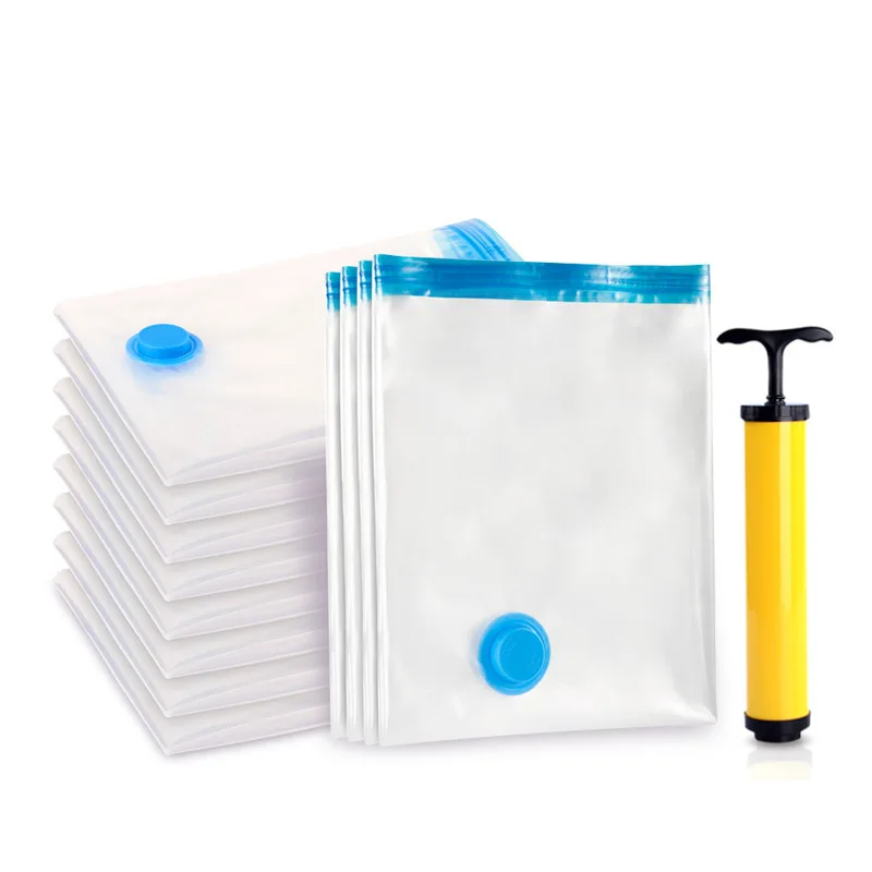 

Hot sell double zip thickened cloth compressed bags for vacuum storage bag, Picture