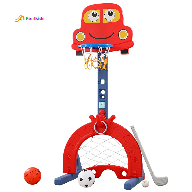 

SUPERSEPTEMBER DDP baby basketball stand, Blue ,red