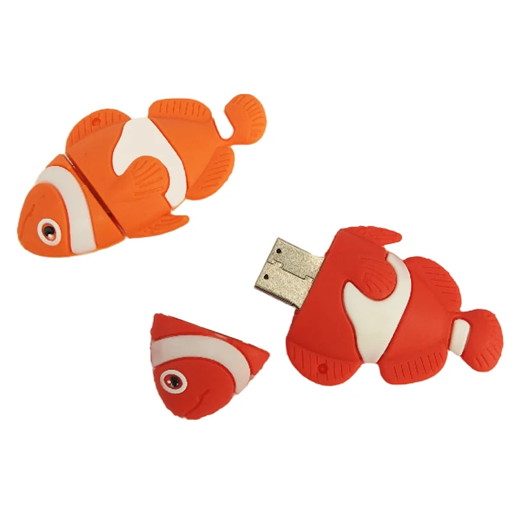 Cute Cartoon Animal Fish Usb Flash Drive 2GB 4GB 8GB 64GB 32GB 16GB Gift Pen Drive Memorias Pendrive Usb Stick - ANKUX.COM