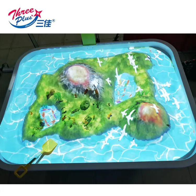 Threeplus Interactive Sandbox Games Indoor FantasticAR Sand Table for Theme Park / Shopping Mall