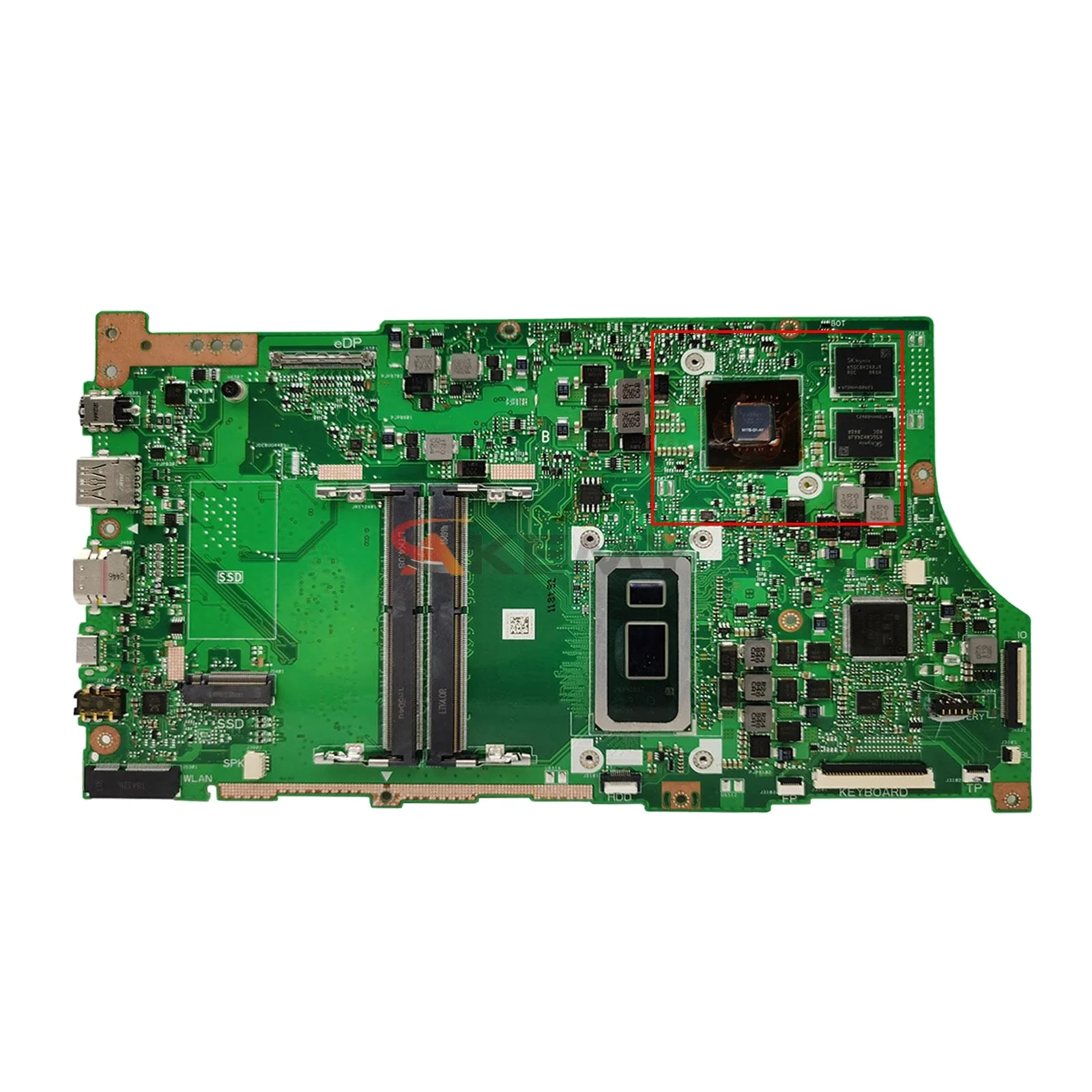 

Notebook X530FN Laptop Motherboard For ASUS X530FA X530F S530F S5300F Mainboard With CPU I3 I5 I7 MX150/UMA MAIN BOARD