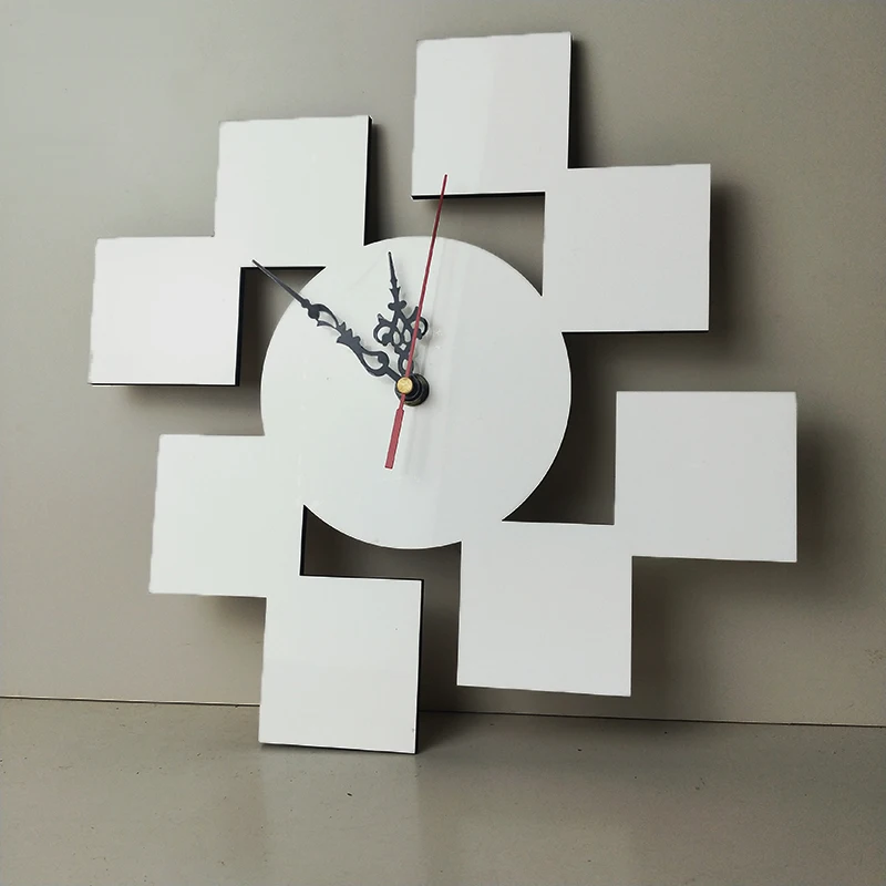 

Africa hot selling custom photo clock sublimation wall clock DIY picture wooden clocks