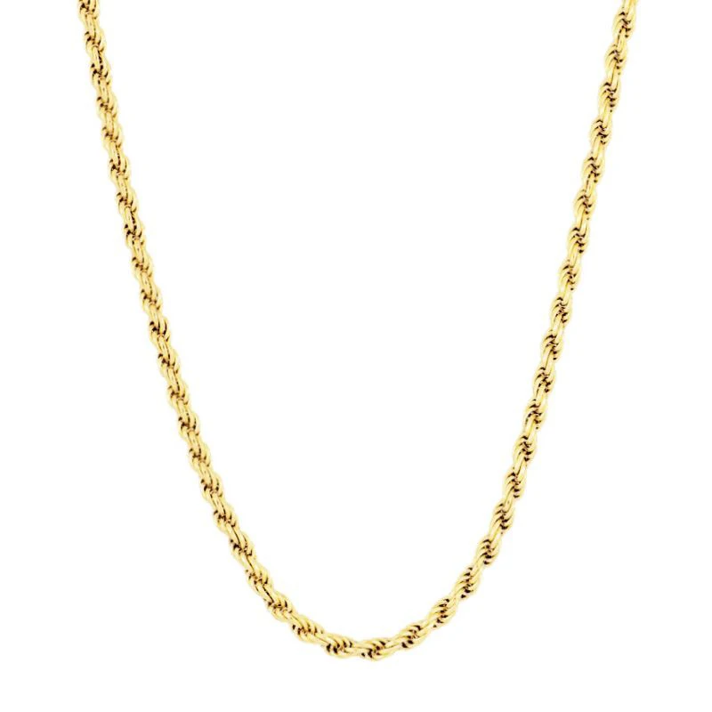 

ROXI Twisted Chocker Chain 18K Gold S925 Silver Twisted Rope Necklace For Hip Pop