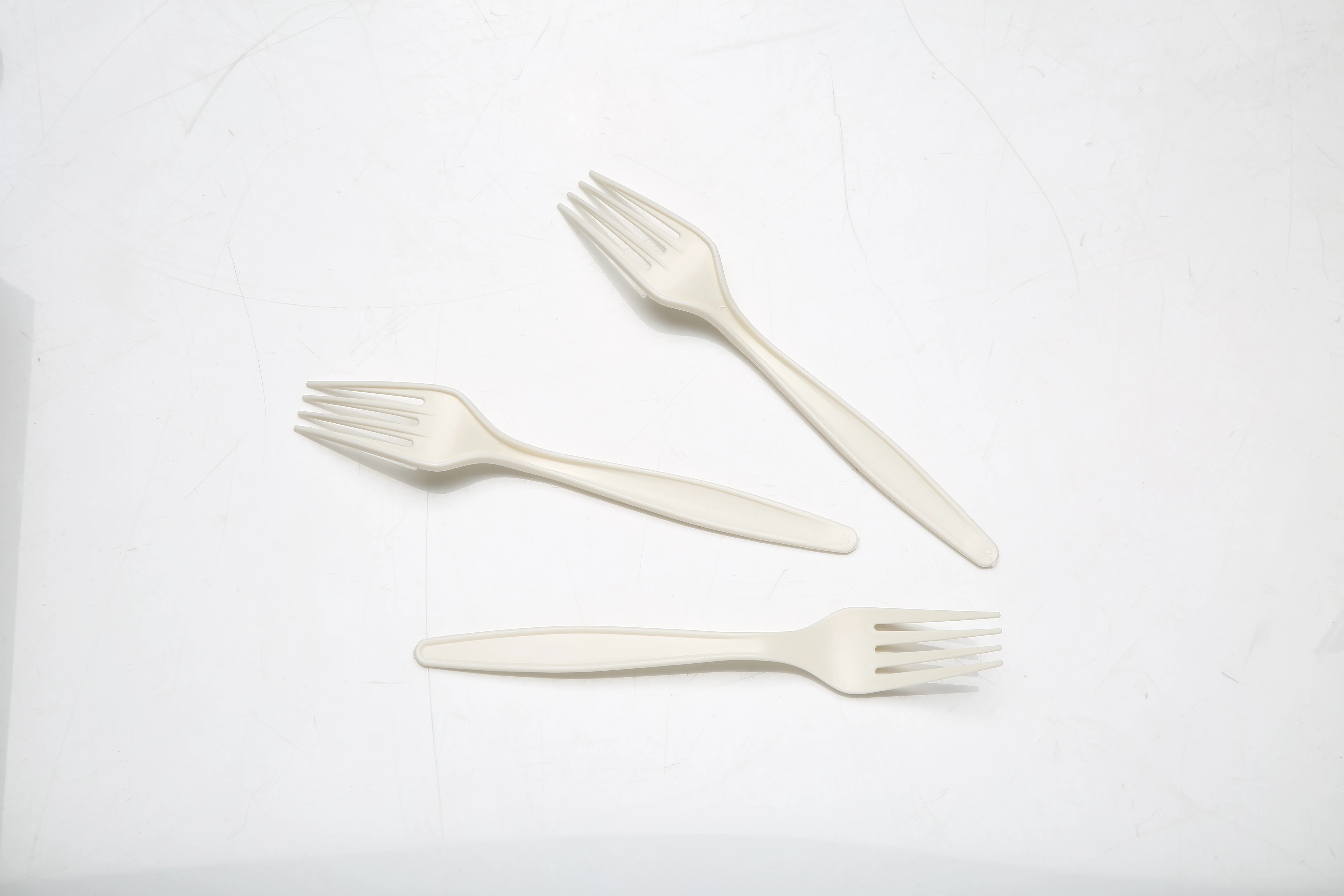 
Eco-friendly cornstarch 8 inch Fork bulk cornstarch plastic fork for salad 