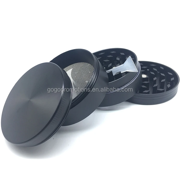 

Wholesale Custom logo Metal grinder weed herb grinding and tray for Smoking