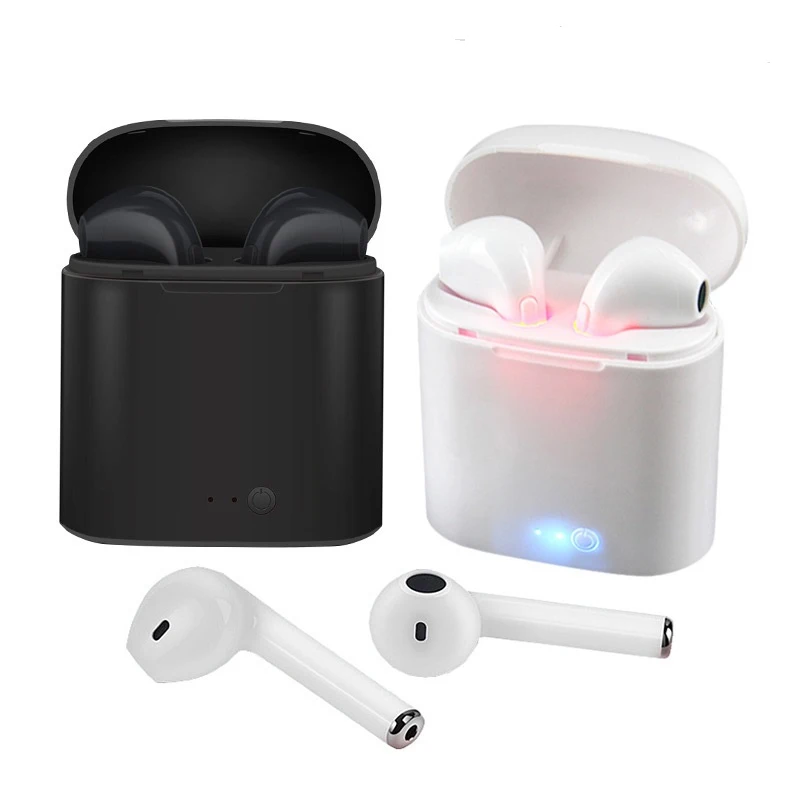 i7s TWS Bluetooth headphones Wireless sports headset Waterproof earphones Charging bin bluetooth headset