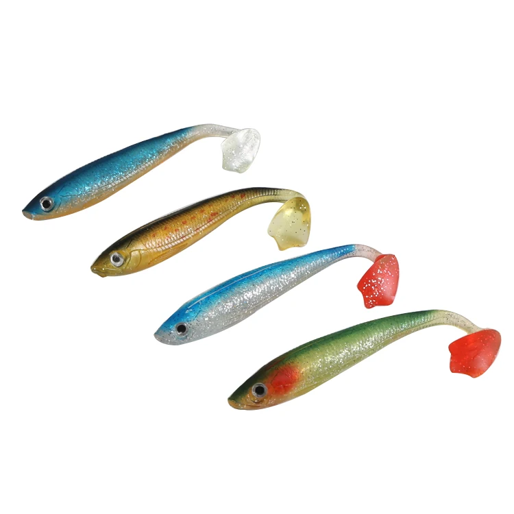 

Newbility 12g 5pcs/pack fishing shad soft lure 120mm soft plastic fishing lures Paddle Tail Bass Trout Area bait