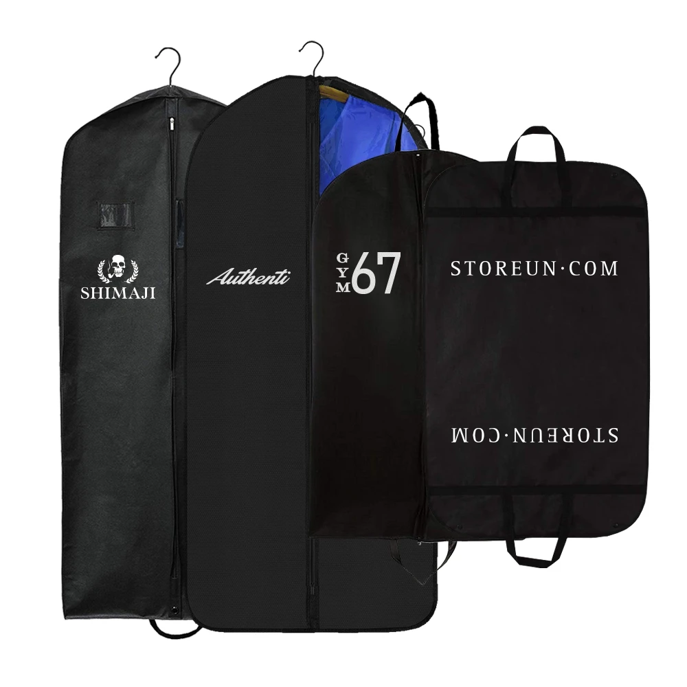 

"Fashion personalize heavy duty nylon garment bag travel suit cover heat seal nylon garment bags", Gray,black ,customized color