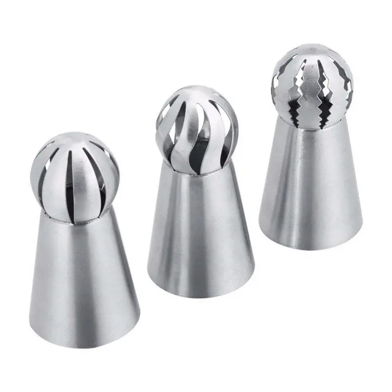 

Hot Selling Stainless Steel Russian Piping Tips Cake Decorating Tools For Making Cake