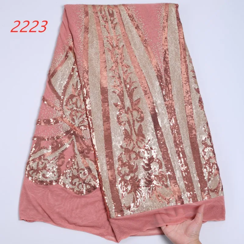 

2223 Free Shipping Orange Lace Embroidery Fabric Velvet Lace Fabric With Sequins Embroidery Beaded Lace Fabric, Cupion