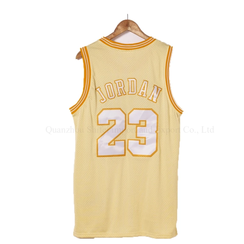 

Wholesale Chicago Bull 23# Yellow 2021 new Men's Basketball Jersey/ Uniform