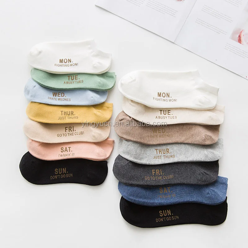 

Good quality cotton ankle custom happy funny dress men women Socks, Custom color