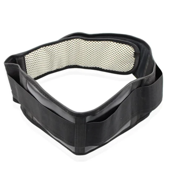 

Adjustable Waist trainer Self-heating Magnetic Therapy Waist Support Belt Tourmaline Lumbar Back brace Sport Belts, Black