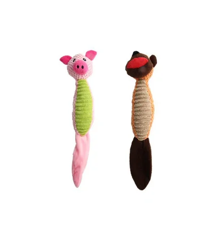 

interactive plush squeak pet toy training dog chew toy for pet