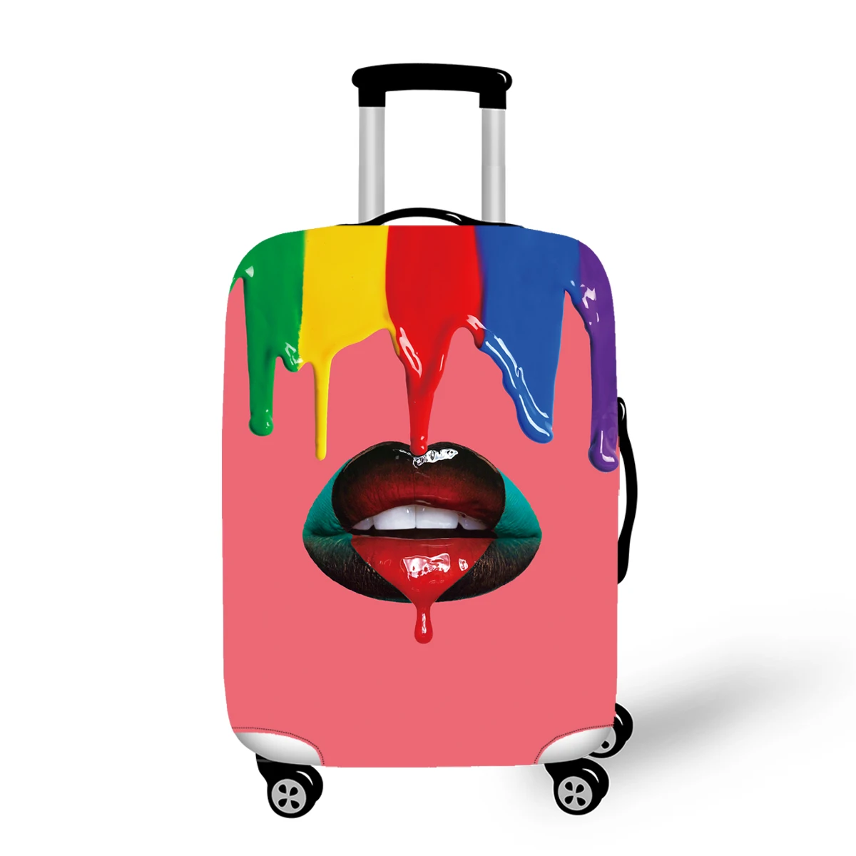 

All over printed customized luggage cover spandex luggage suitcase protector cover anti dust washable reusable, Full printing color