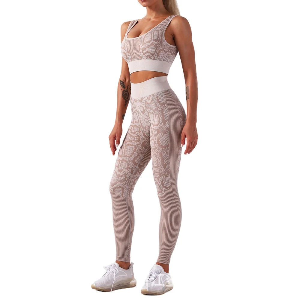 

Women Gym Suit Wholesale Sport Bra Tops Yoga Leggings Set Two Pieces pants Ladies Workout Fitness Wear