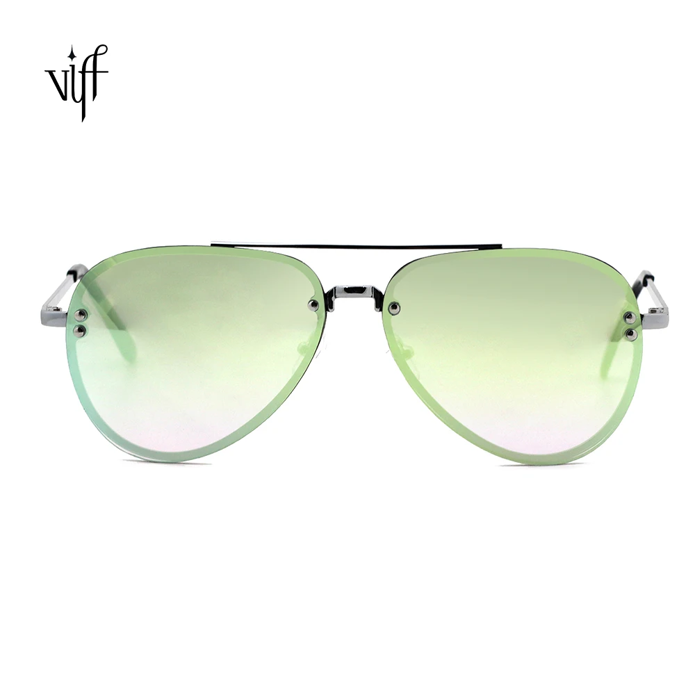 

VIFF HM19050 Quality Pilot Sunglasses Hot Seller Ladies Aviation Sunglases Men Women Sun Glasses, Multi and oem