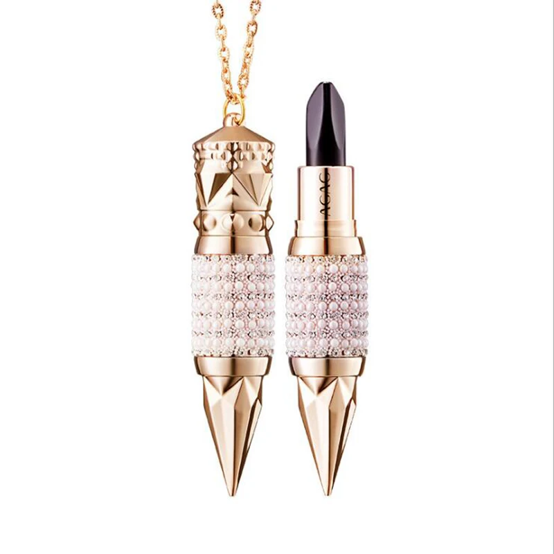 

Queen's scepter lipstick 3 in 1 three color lipstick long lasting lip stick moisturizing waterproof diamond matte lip stick