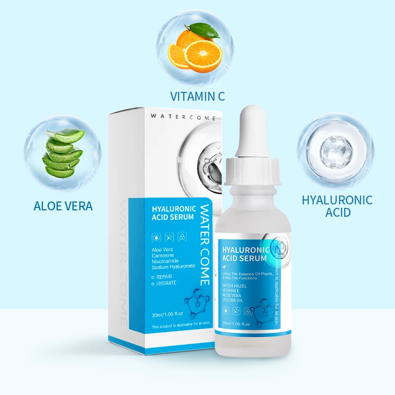 

Private label Organic Skin care Anti Aging Peptide Hyaluronic acid Facial Moisturizing Serum