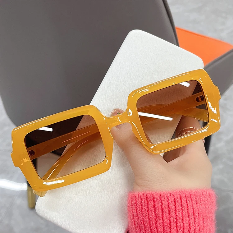 

Wholesale Promotion Candy Color Eyeglasses Custom Logo Retro Small Square Women Shade Sunglasses, 8 colors