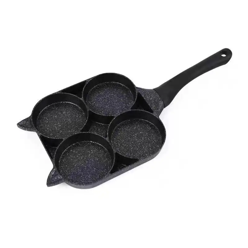 

Burger Pan Fried Egg Breakfast Pan Nonstick Frying Pan Four Hole Mold, Customized color