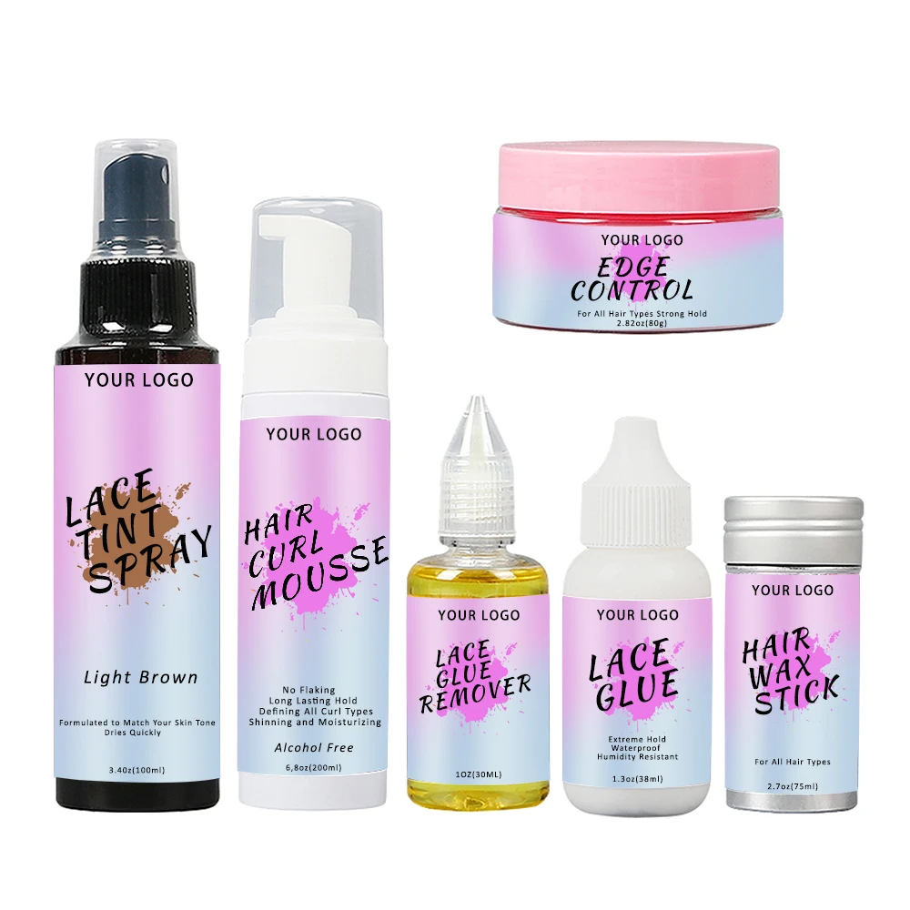 

Wholesale Natural Look Lace Wig Tint Spray Custom 100ml Brown Dye Lace Tint Spray for Wigs