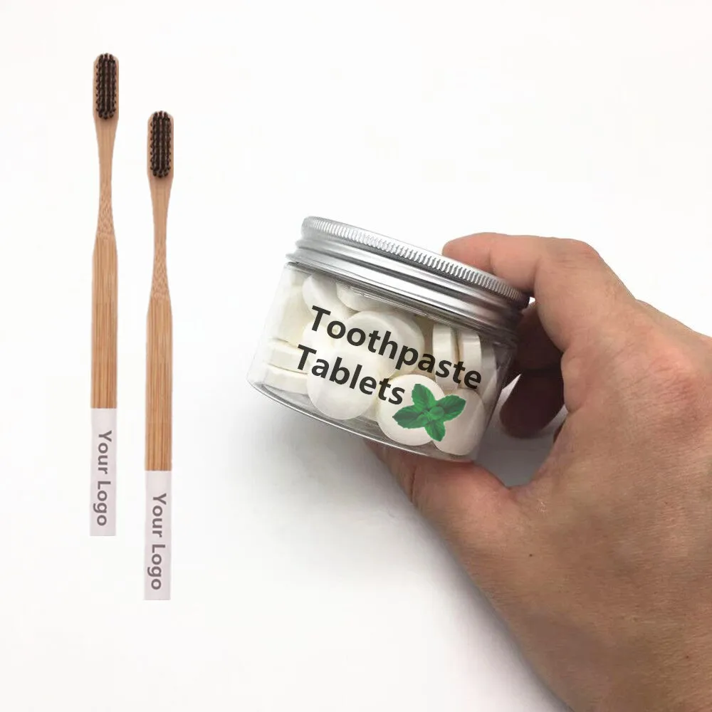 
Natural ingredients toothpaste tablets gentle on teeth and gums 