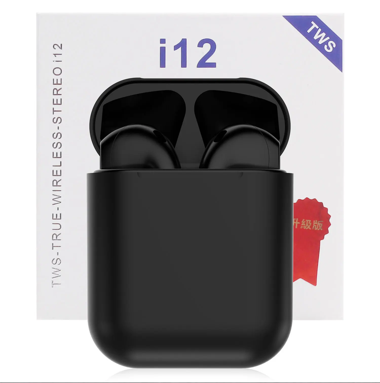 Wireless Earphone BT 5.0 Headphone i12 TWS  touch control pop-up window headset macaron i12 sport earbuds inpods i12 TWS