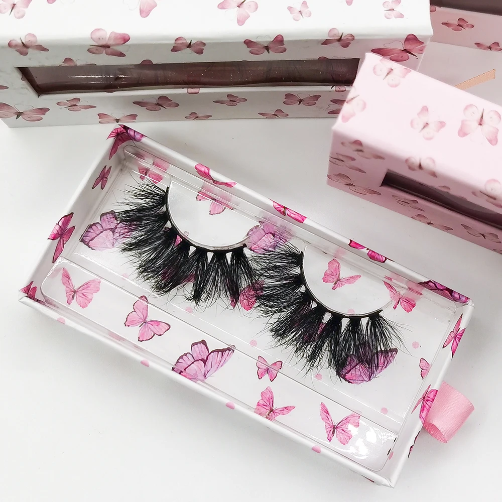 

Natural 3d Mink Lashes Custom Packaging Box Own Logo Brand Mink Lashes Wholesale