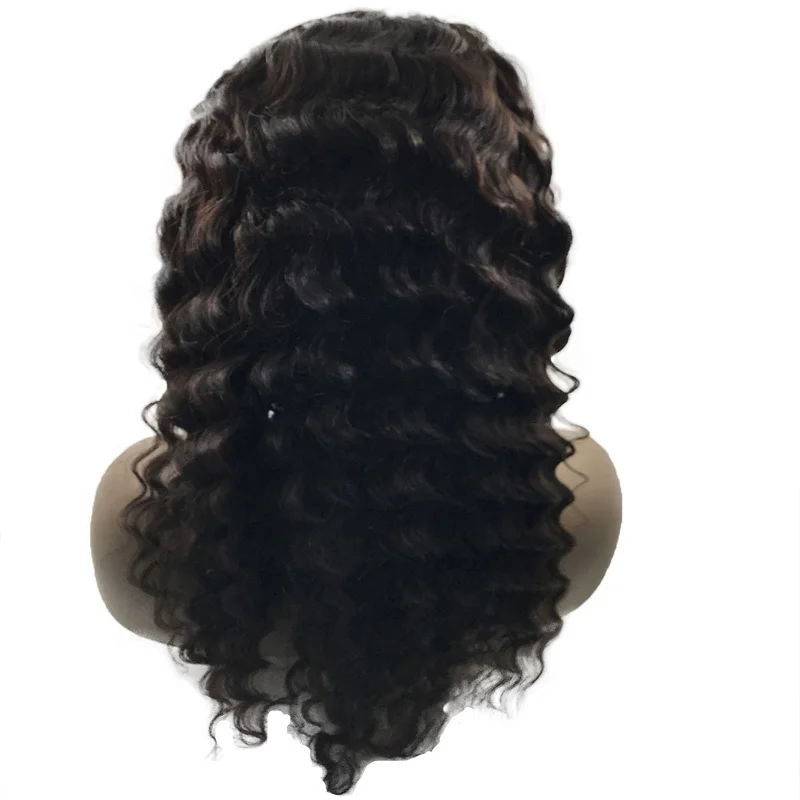 

Cheap natural brazilian human cuticle aligned hair lace front wig