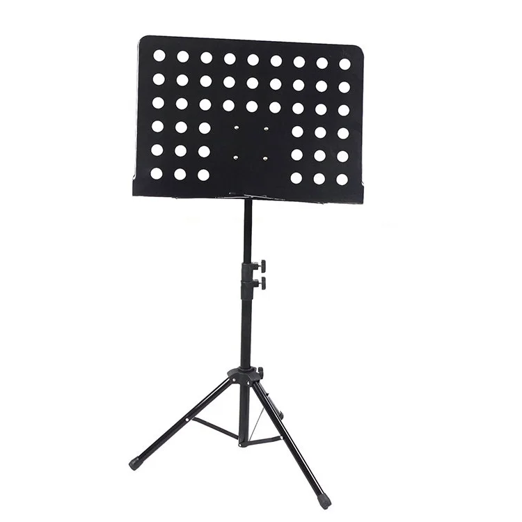 

Black Music Score Stand Guitar Violin Erhu Saxophone Conducting Music Stand Lifting Folding Sheet Music Stand